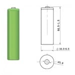 Акумулаторна батерия R03 1.2/750ma PROJECT